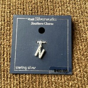 “N” Belk Silverworks Southern Charm “N” sterling silver charm